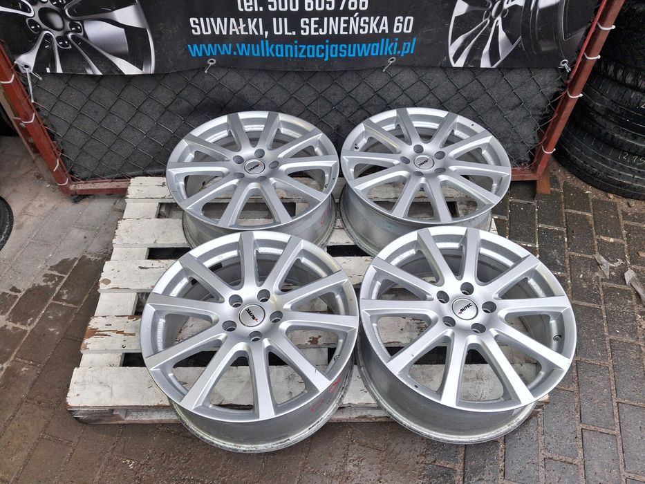 4x felgi alu R18 5x112 Audi A3 A4 A6 A8 Q3 Q5 Skoda Vw Seat Cupra Merc