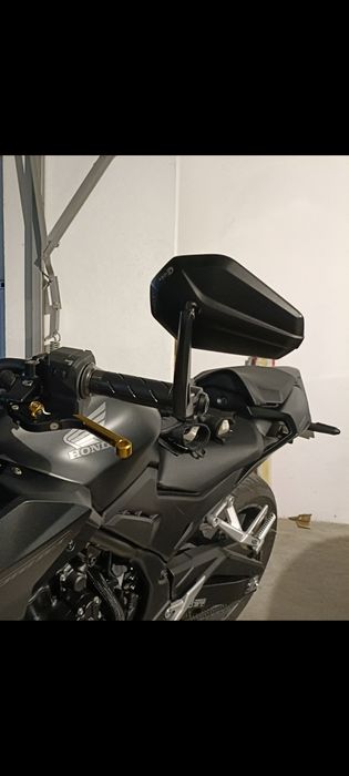 Espelhos retrovisores de punho para mota.