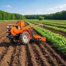 Вспашка мотоблоком, фрезування