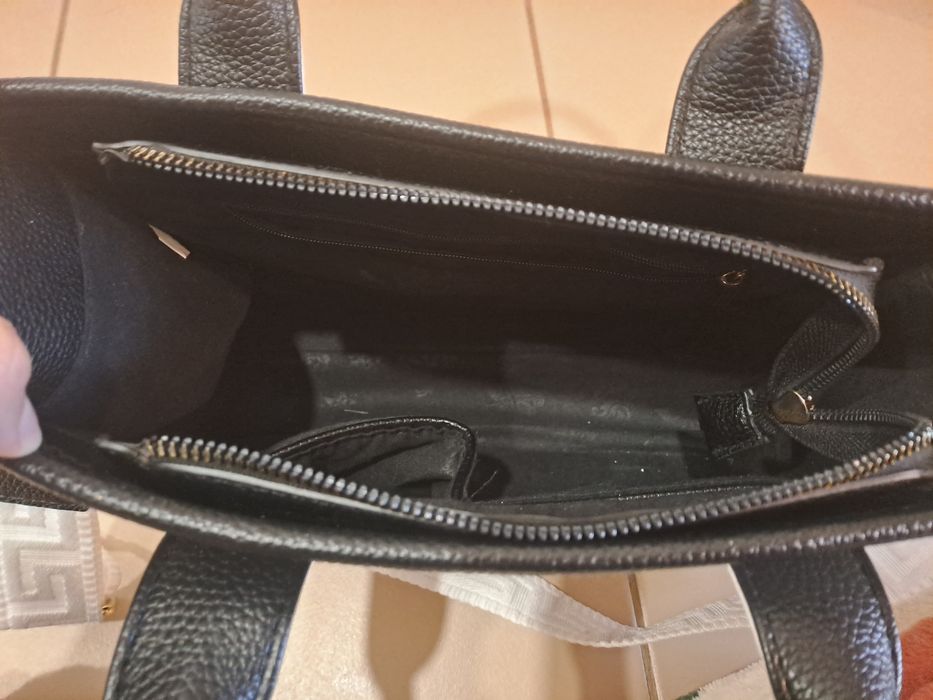 Mala de Mão "The Tote Bag" Branco e Preto - Estilo e Praticidade