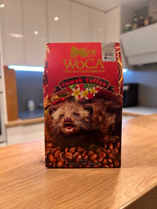 WoCa Kopi Luwak Kawa Premium 100 gram - idealny prezent na  święta.