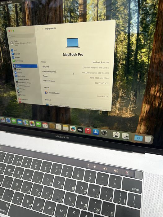 Продам маккбук апл Apple MacBook Pro 15 i9 16/512gb