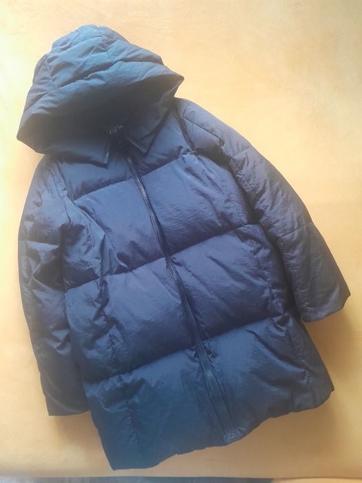 Натуральный пуховик ZARA для дівчинки 164 см  майже новий