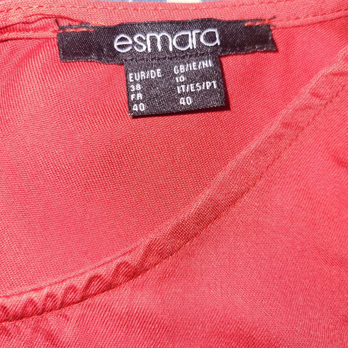 Sukienka czerwona r.38 zwiewna