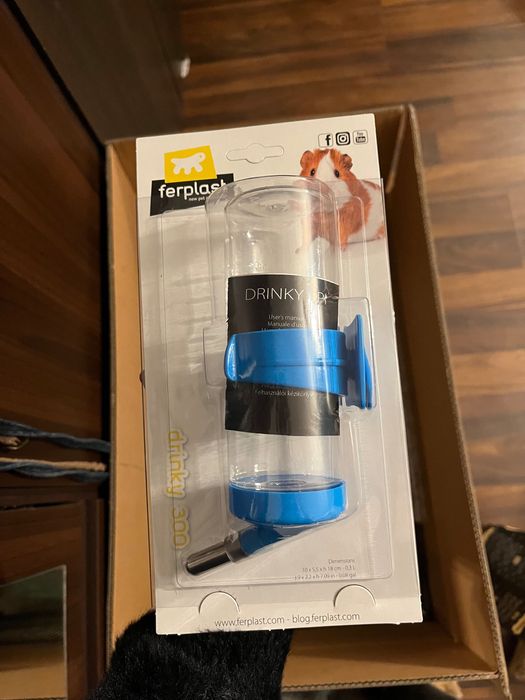 Klatka z wyprawką dla chomika