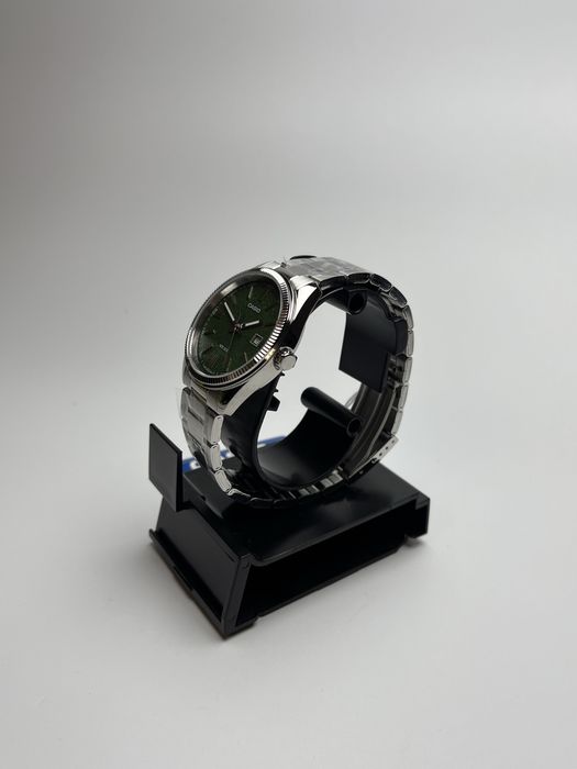 Casio mtp-1302da, годинник касіо, касіо з зеленим циферблатом