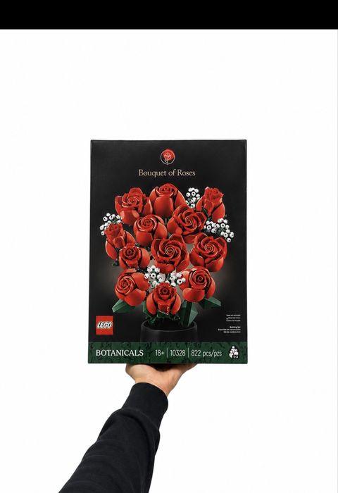 LEGO Botanicals 10328 Bukiet róż Nowe, zaplombowane Idealne na prezent
