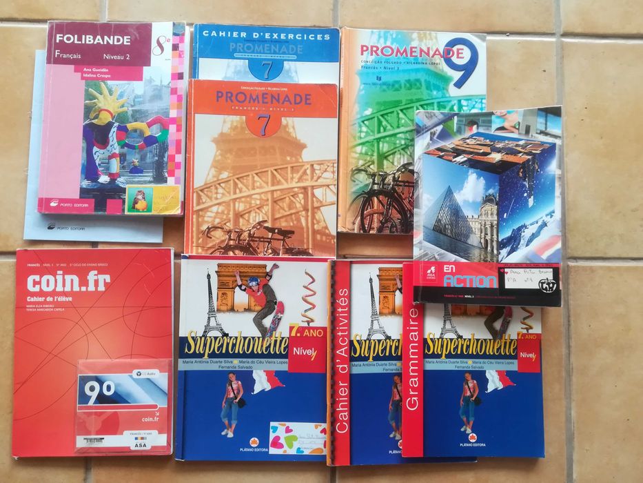 Manuais Escolares Francês 1 2 7 8 9 º Ano