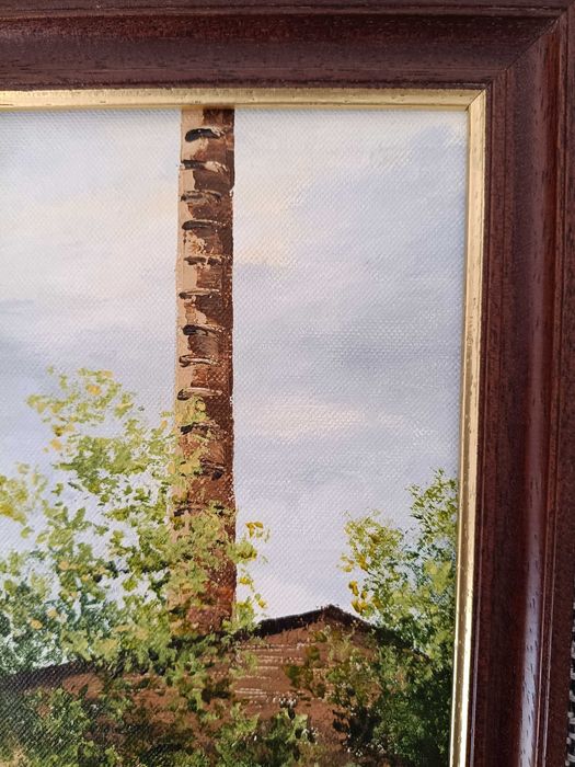 Pintura Original "Greenery #2" – Andrea Krauß (Com Certificado)
