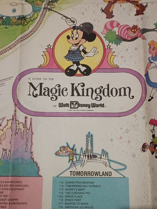 Mapa Magic Kingdom Disney
