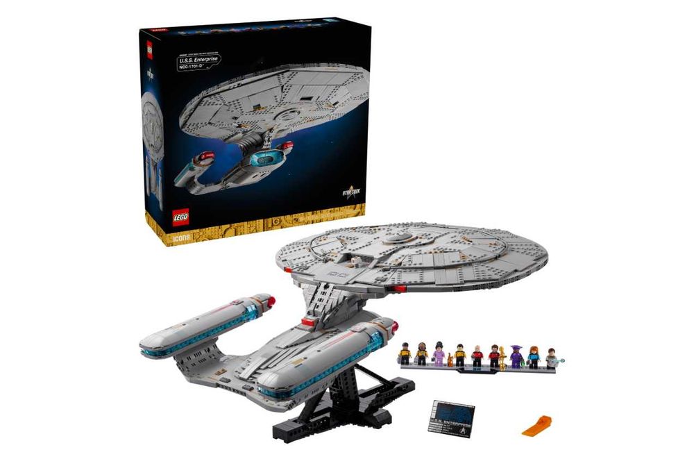Блоковий конструктор LEGO Icons Star Trek: U.S.S. Enterprise NCC-1701-D (10356)
