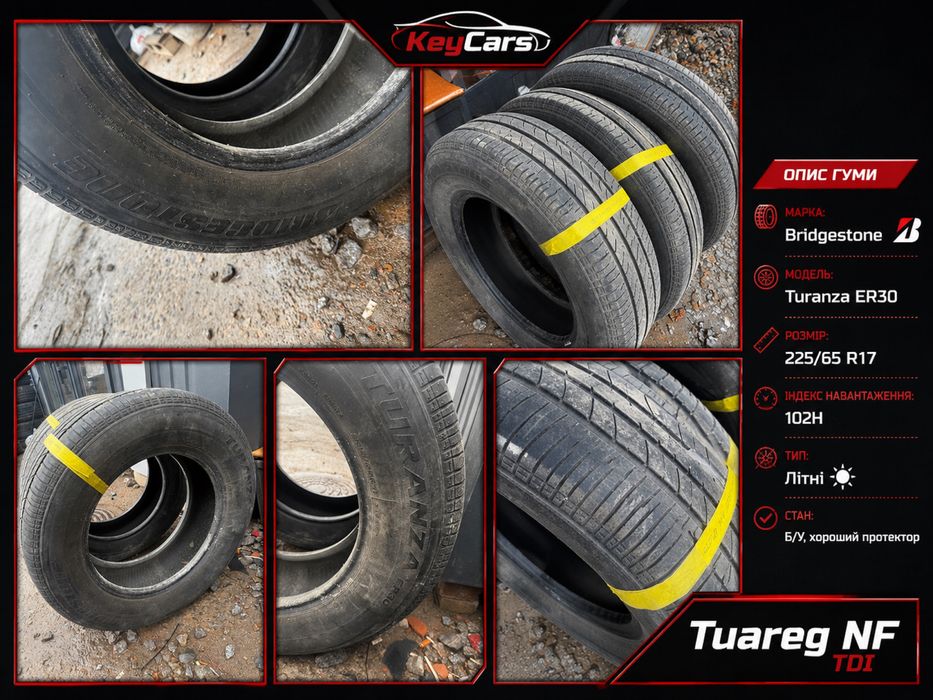225 65 17 bridgestone turanza - Купити шини, диски та колеса для