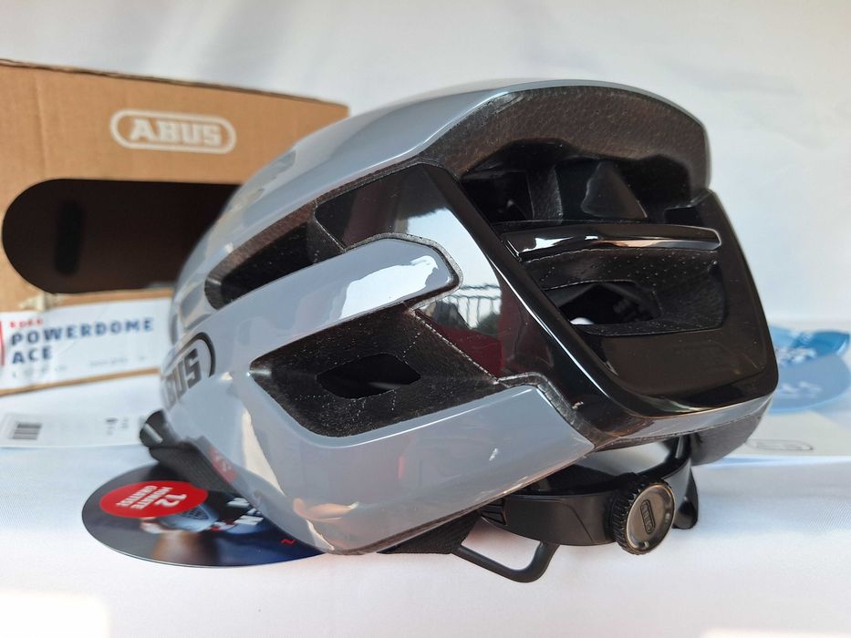 Kask rowerowy Abus Powerdome Ace Race Grey L 57-61cm