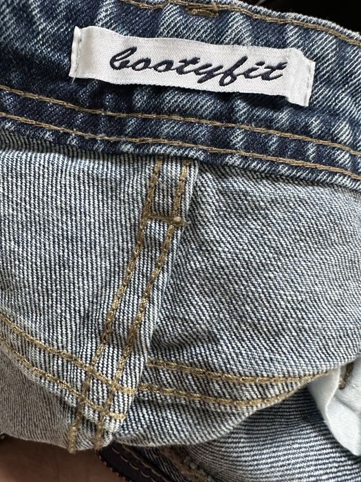 Spodnie jeansowe szerokie nogawki rozmiar xl