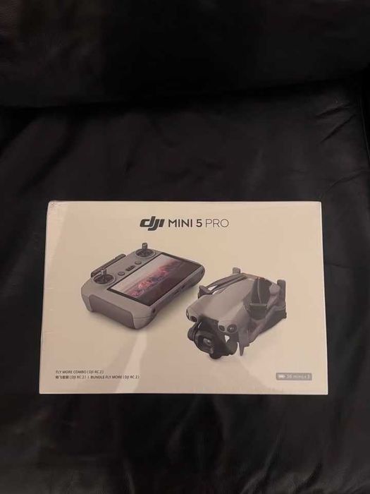 Nowy, DJI Mini 5 Pro Fly More Combo (DJI RC 2), w oryginalnym, fabrycznym opakowaniu