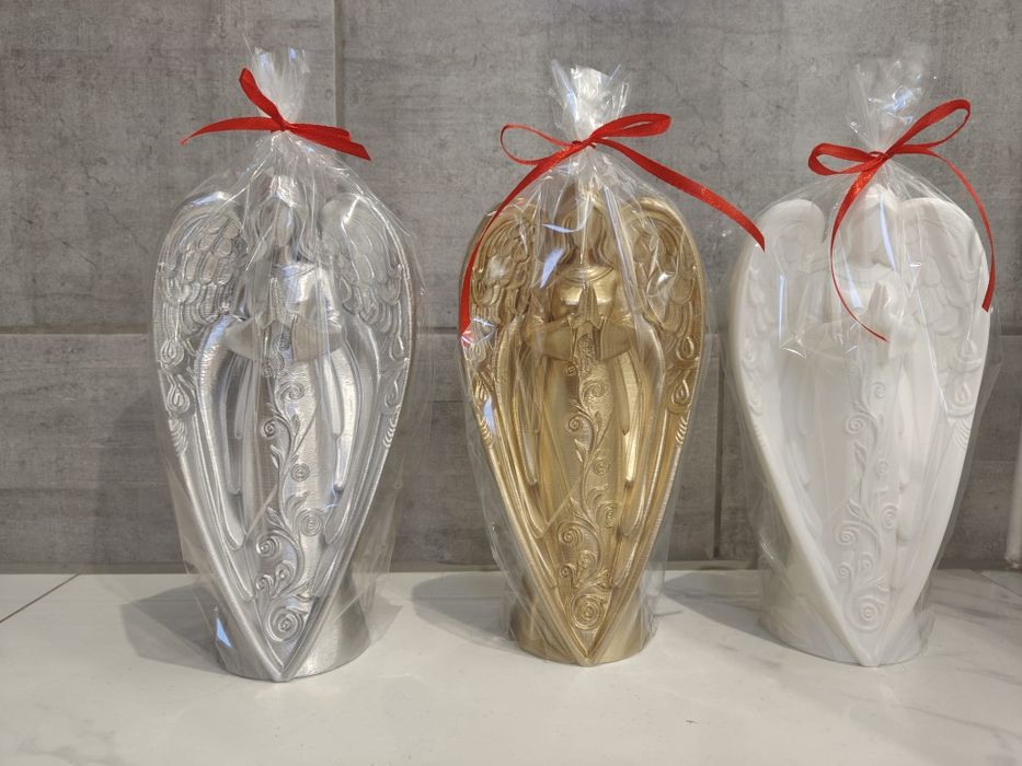 Zestaw Aniołków z poświata w trzech kolorach