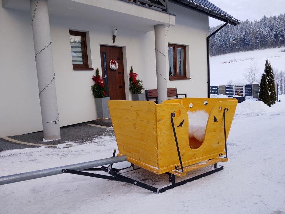 Sanie sanki do quada auta traktora na kulig