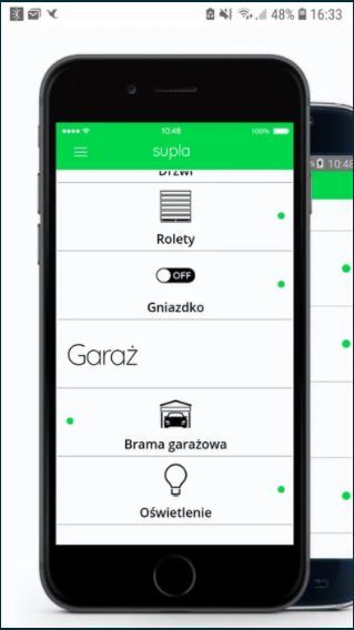 DOM INTELIGENTNY, SMART HOME -bramy, rolety, oświetlenie, system SUPLA