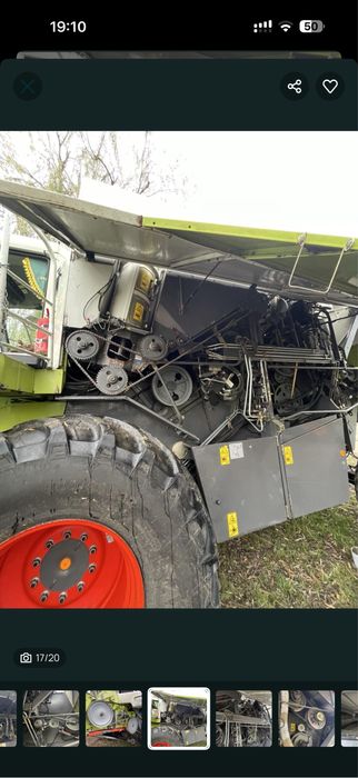 Продам зернозбиральний комбайн Claas Lexion (2003 р.в.)