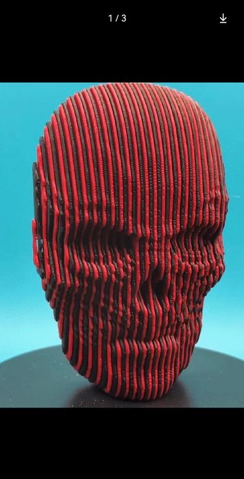 Maska twarz Vecna" Stranger Things! 3D