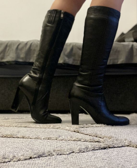 Чоботи шкіряні зимові