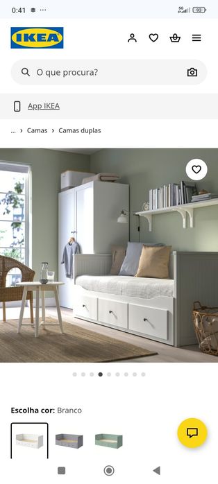 Cama Ikea pouco uso