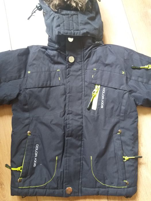 Kurtka narciarska zimowa wodoodporna dla chłopca rozmiar 92