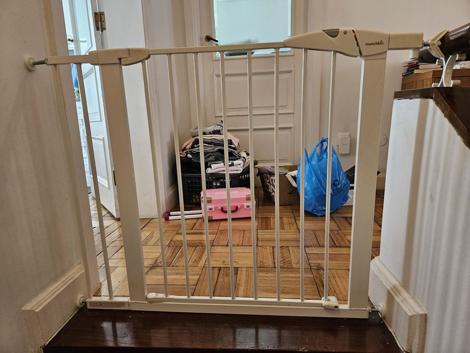 Protecção escadas bebé com duas extensões