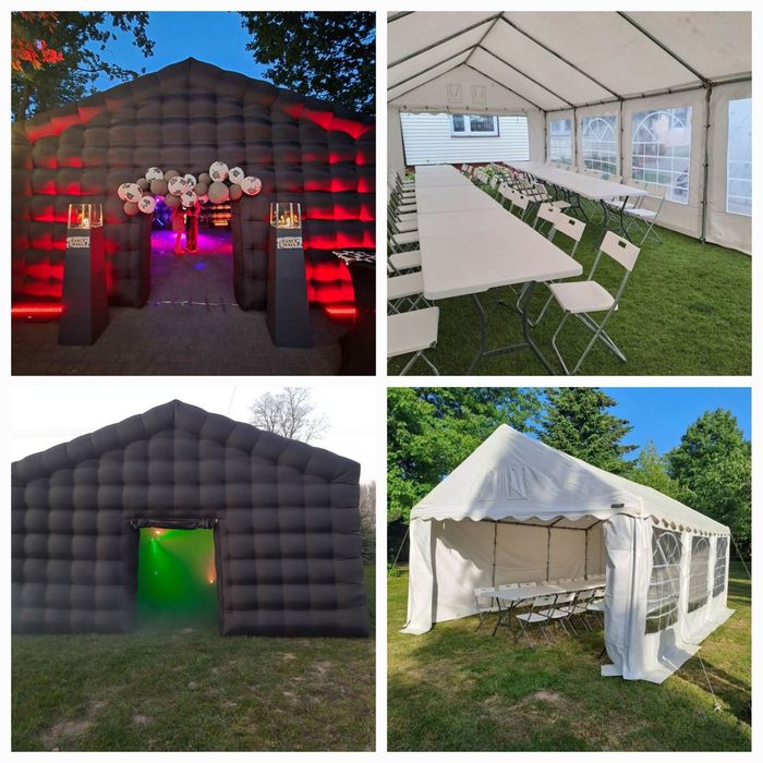 Wynajem Dmuchany Mobilny Klub,  Namioty Imprezowe,  Namioty plenerowe,