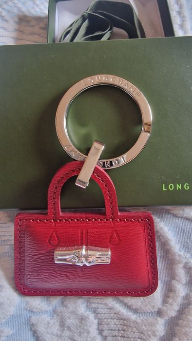 Longchamp Porta Chaves Pele