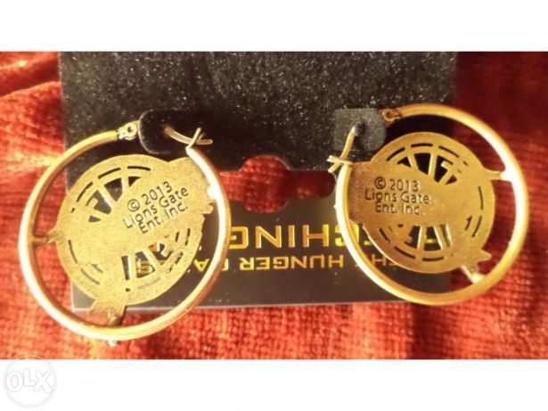 Hunger Games jogos da fome brincos mimo gaio - mockinjay earrings NOVO