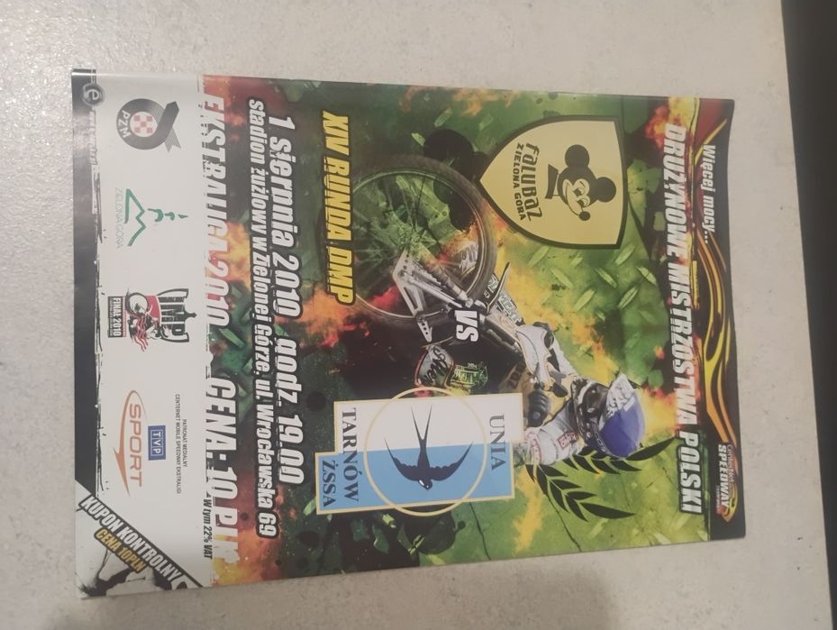 Program żużlowy XIV runda DMP Falubaz Z.Gora-Unia Tarnów 2010