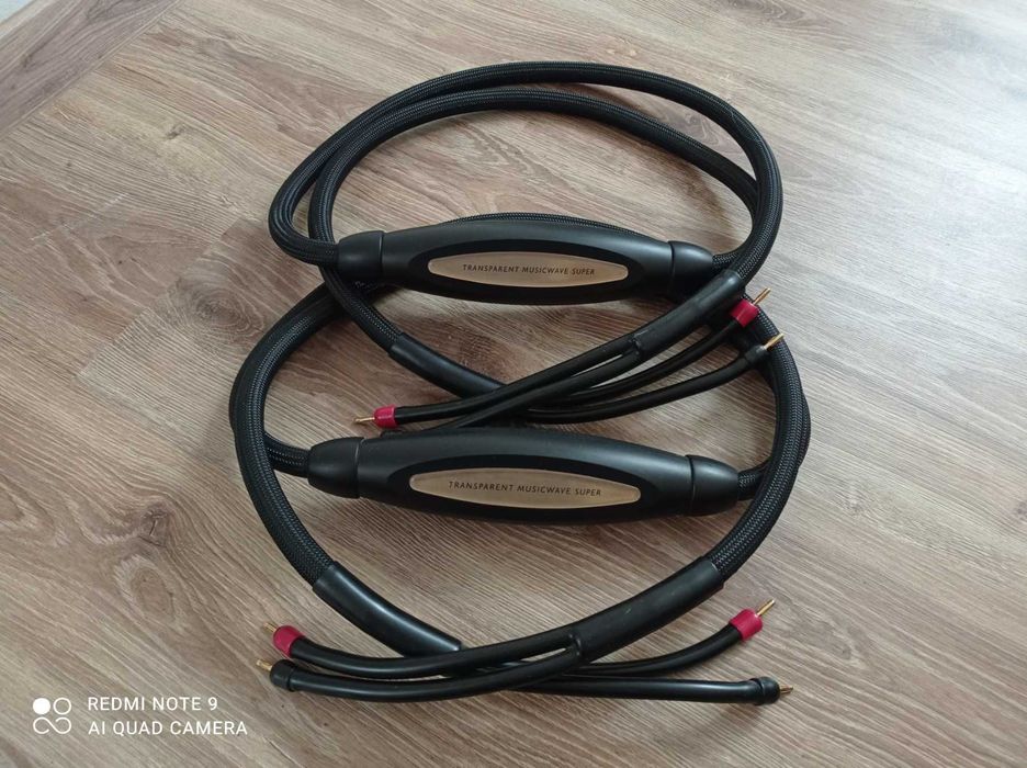 sprzedam kabel głośnikowy Transparent Music Wave Super MM2 2*2,5 m