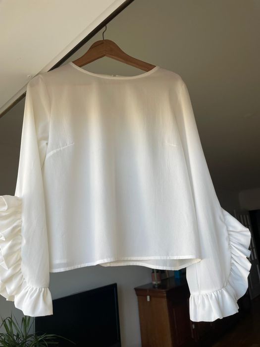 Camisa branca festa Vintage Bazar