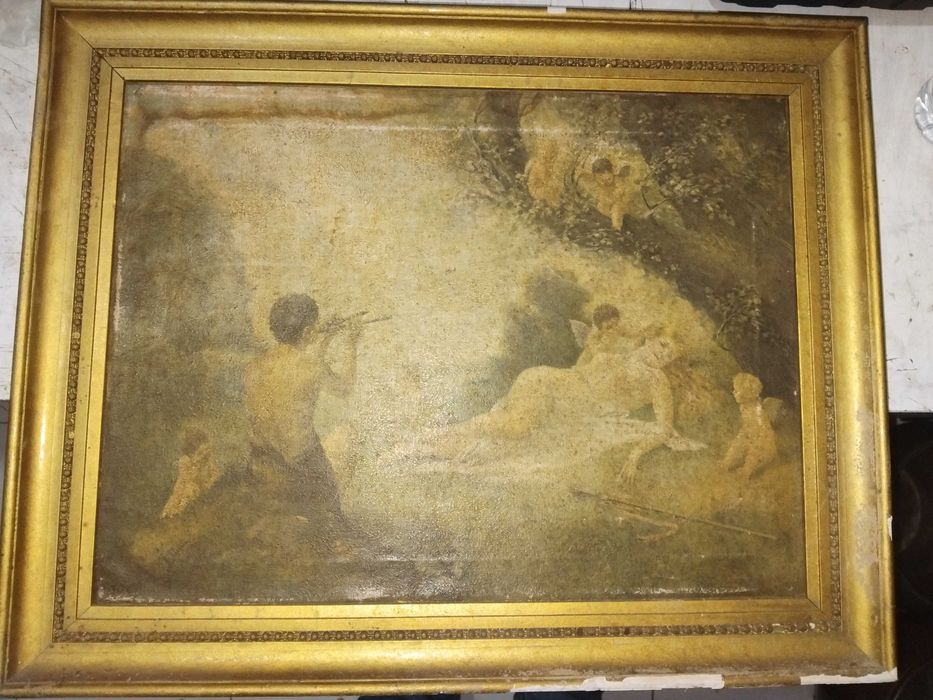 Pintura Tela Emoldurada