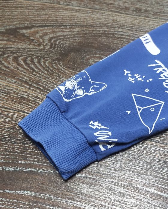 Свитшот, лонгслив, кофта голубая мужская