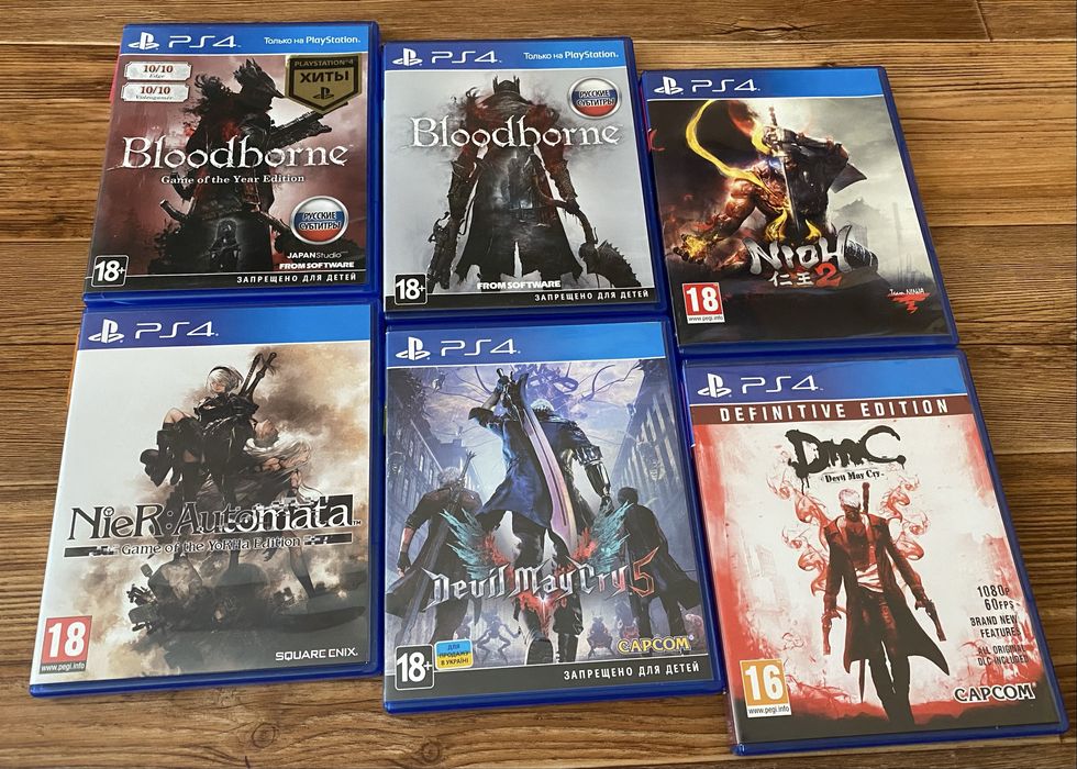 Sony PS4: Bloodborne, Witcher, God of War, Divinity Original Sin, Nioh