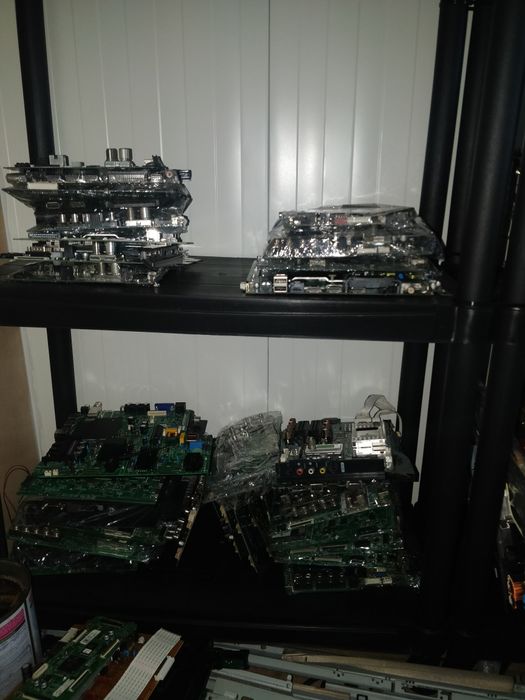 Placas para TVs novas é usadas