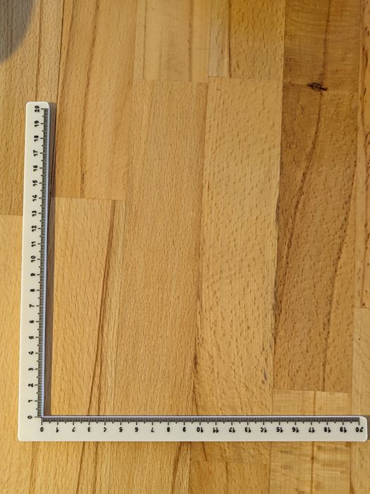 Esquadro de carpinteiro de 20 cm para medir ângulos