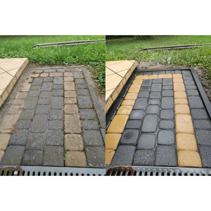 Mycie ciśnieniowe elewacji kostki brukowej dachów i ogrodzeń