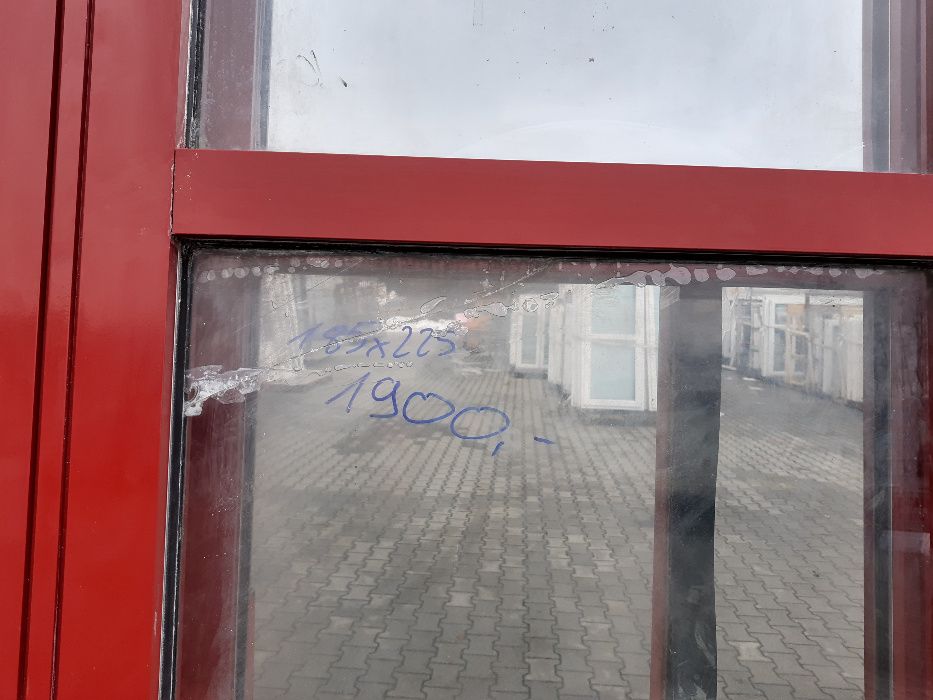 Drzwi stalowe 185x226