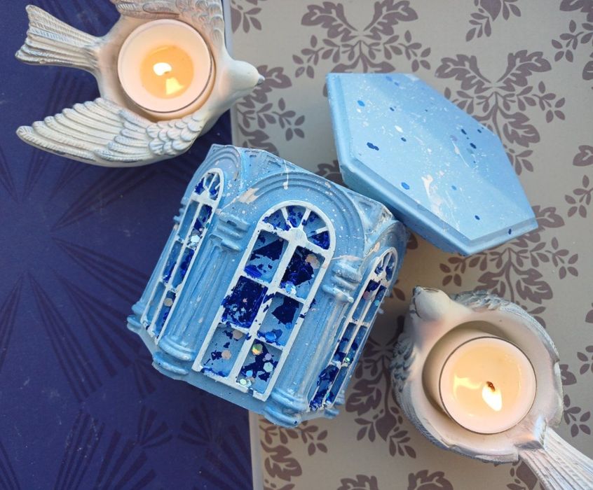 Аромасвічка ручної роботи "Казкове віконце"