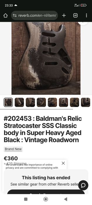 Partscaster Heavy Aged Relic