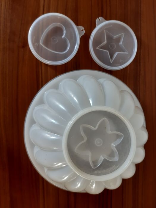 Molde pudim Tupperware