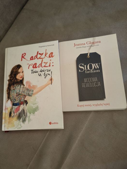 Zestaw książek Radzka radzi i Slow Fashion