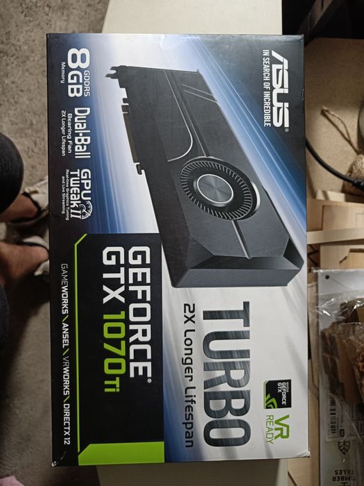 Karta Graficzna gtx 1070ti 8GB Asus