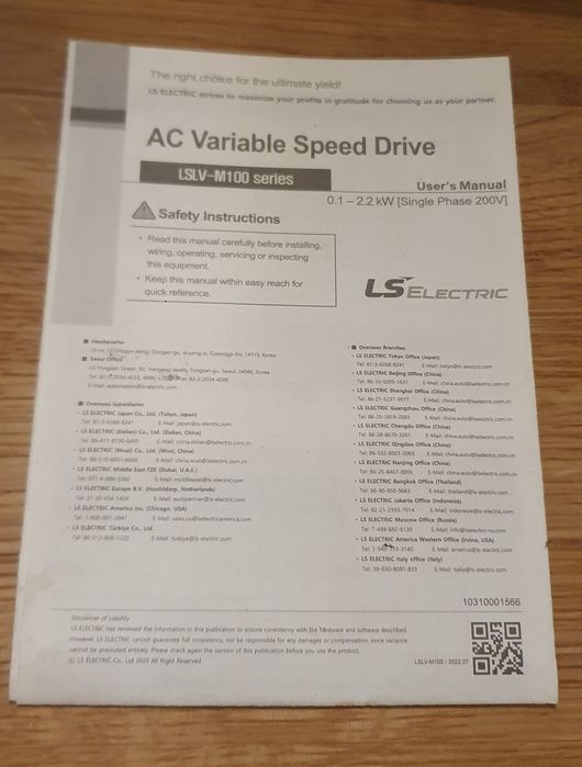 Falownik LSLV-M100 series