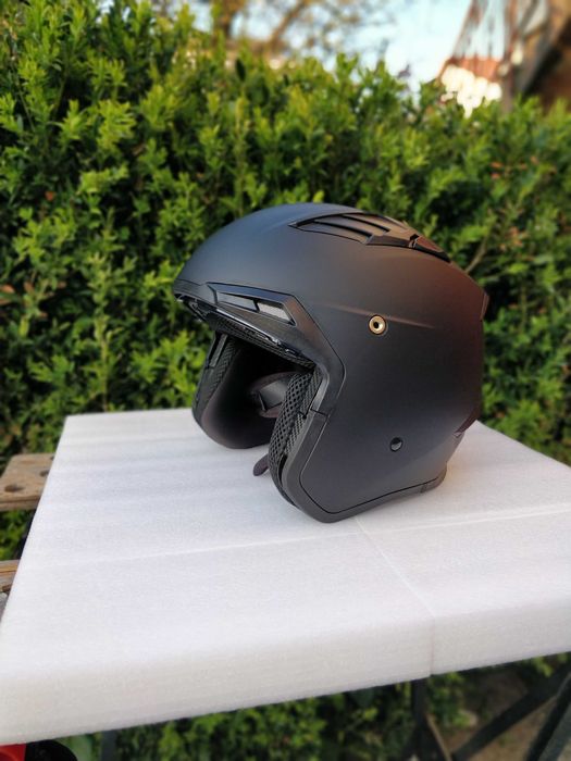 Capacete de Moto Unissexo ORZ - Retro & Versátil | Aprovação DOT
