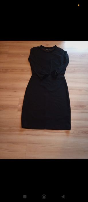 Czarna mini sukienka rozm.XS
