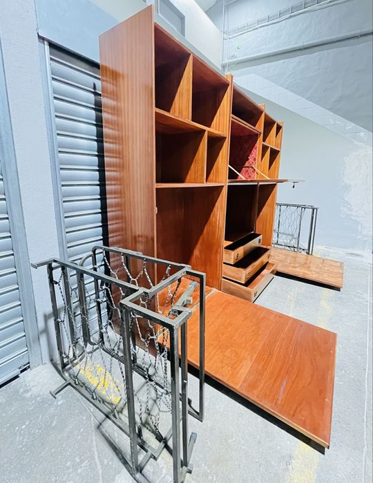 Estante Vintage Mid-Century - Estilo Retro anos60/70 - Madeira